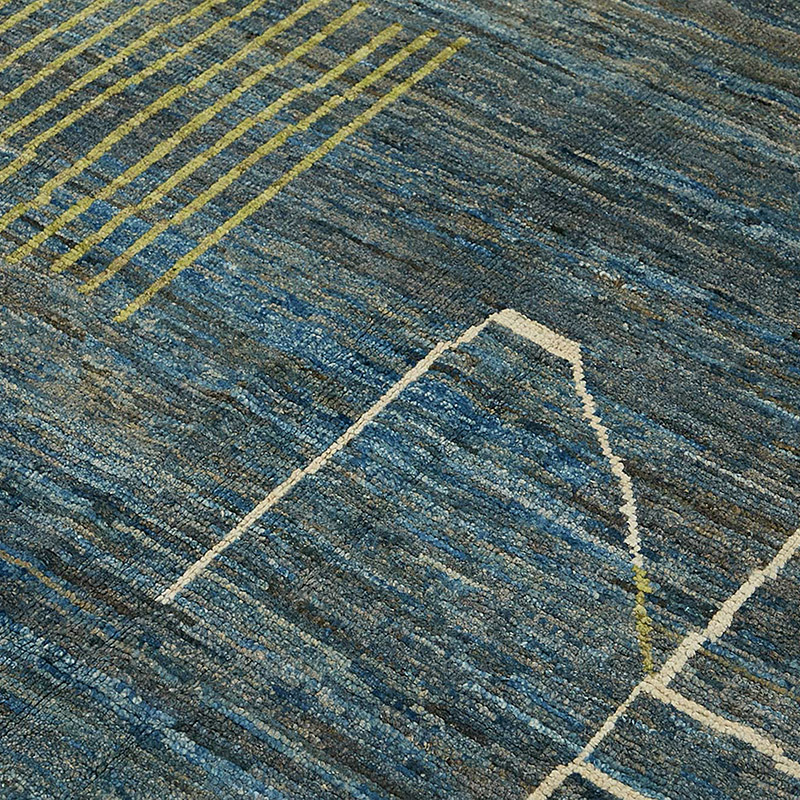 Nueva Alfombra Tejida a Mano de Estilo Marroquí - 219 cm x 307 cm - K0083979
