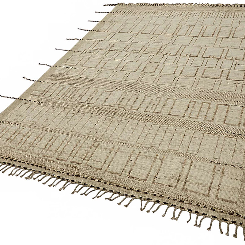 New Moroccan Style Hand-Knotted Rug - 6' 8" x 9' 11" (80" x 119") - K0083980
