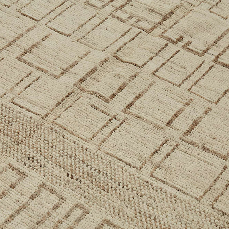 New Moroccan Style Hand-Knotted Rug - 6' 8" x 9' 11" (80" x 119") - K0083980