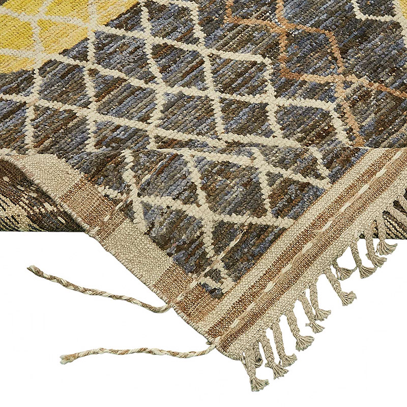 New Moroccan Style Hand-Knotted Rug - 6' 10" x 10' 1" (82" x 121") - K0083982