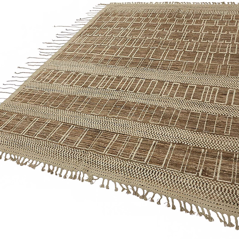 Nueva Alfombra Tejida a Mano de Estilo Marroquí - 203 cm x 295 cm - K0083983