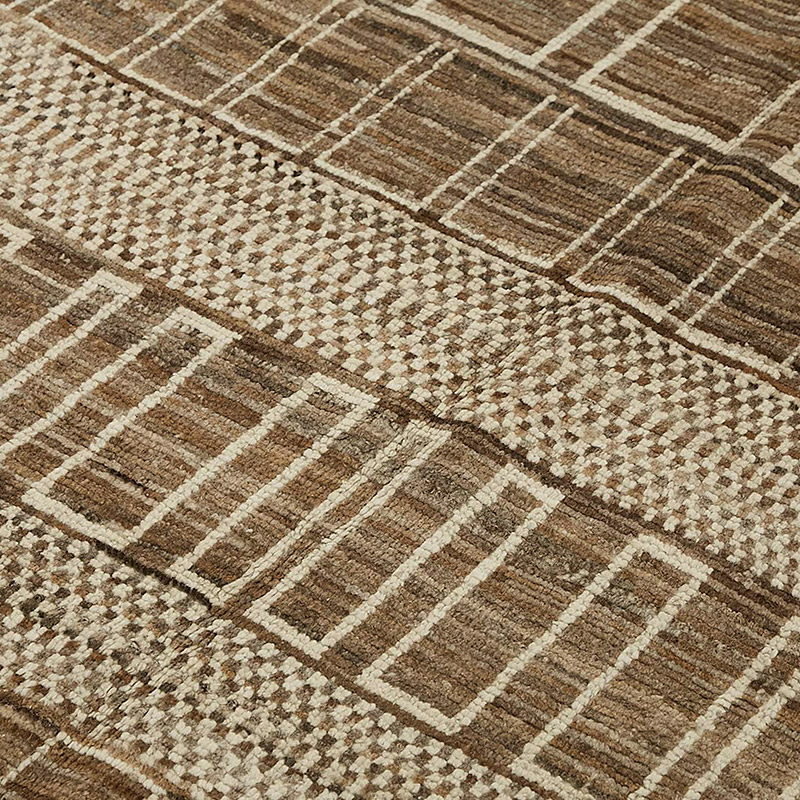 Nueva Alfombra Tejida a Mano de Estilo Marroquí - 203 cm x 295 cm - K0083983