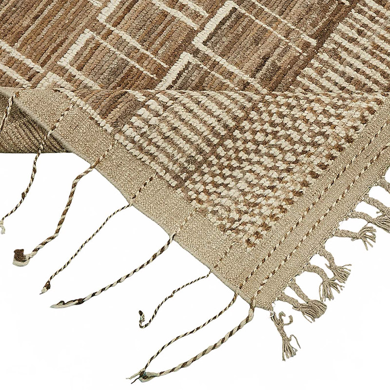 Nueva Alfombra Tejida a Mano de Estilo Marroquí - 203 cm x 295 cm - K0083983