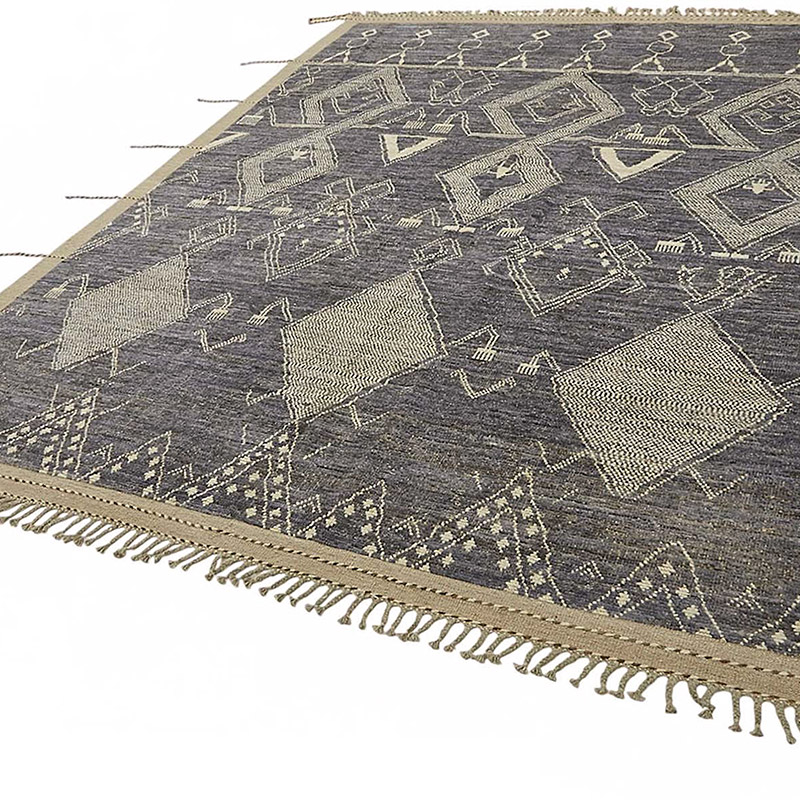 Yeni Fas Tarzi El Dokuma Hali - 251 cm x 296 cm - K0083985