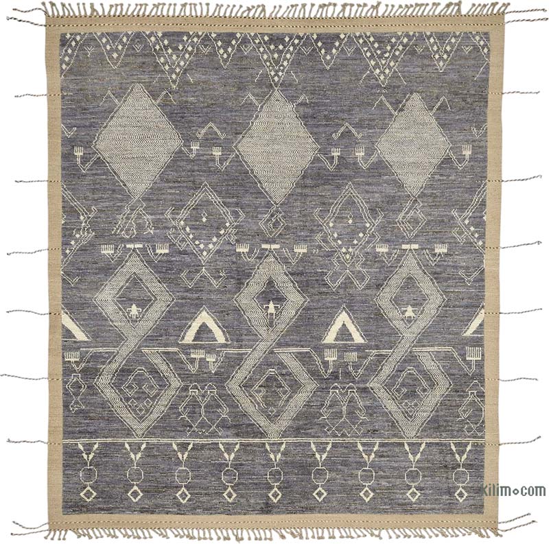 Yeni Fas Tarzi El Dokuma Hali - 251 cm x 296 cm - K0083985