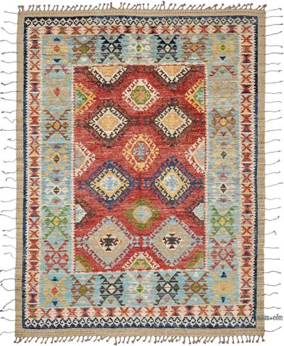 New Hand-Knotted Rug - 7' 6" x 9' 10" (90" x 118")