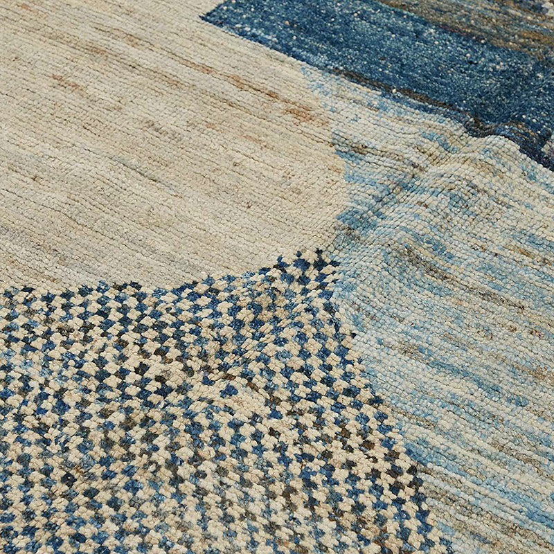 Nueva Alfombra Tejida a Mano de Estilo Marroquí - 204 cm x 305 cm - K0083988