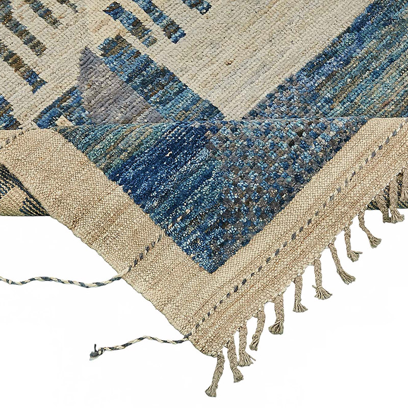 Nueva Alfombra Tejida a Mano de Estilo Marroquí - 204 cm x 305 cm - K0083988