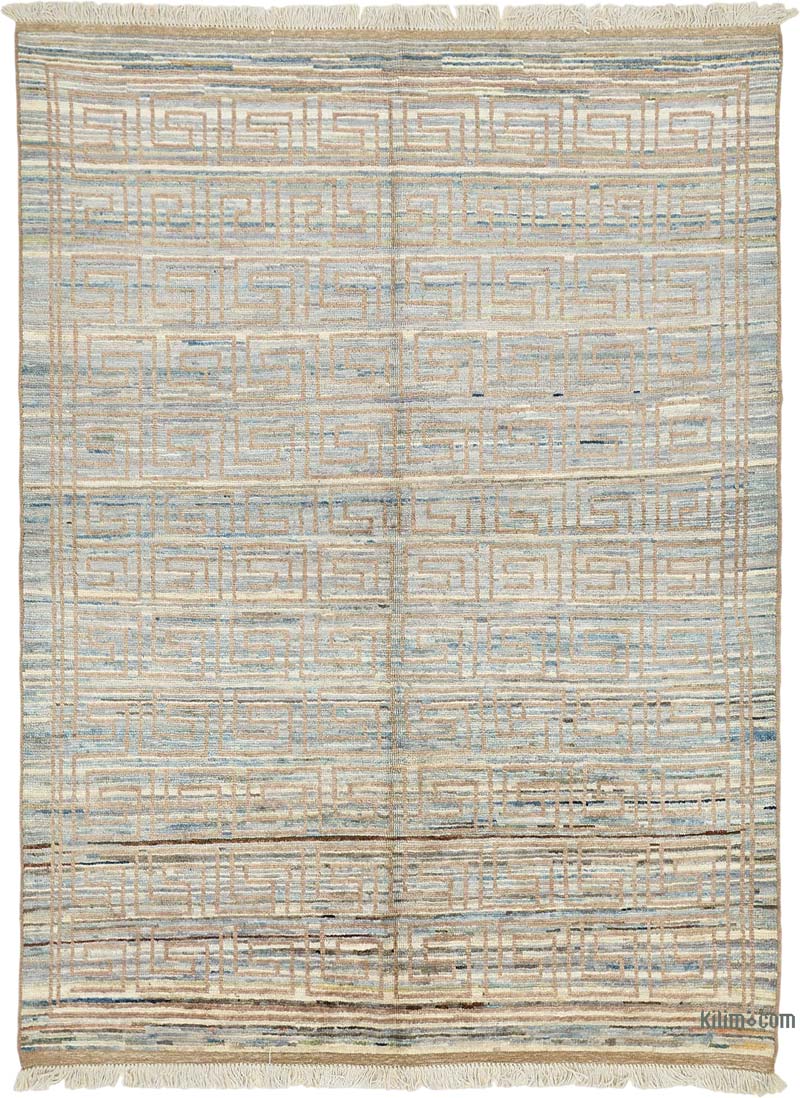 New Hand-Knotted Rug - 5' 5" x 7' 6" (65" x 90") - K0083990