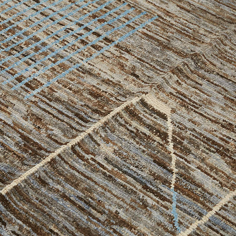 New Moroccan Style Hand-Knotted Rug - 6' 8" x 10'  (80" x 120") - K0083997