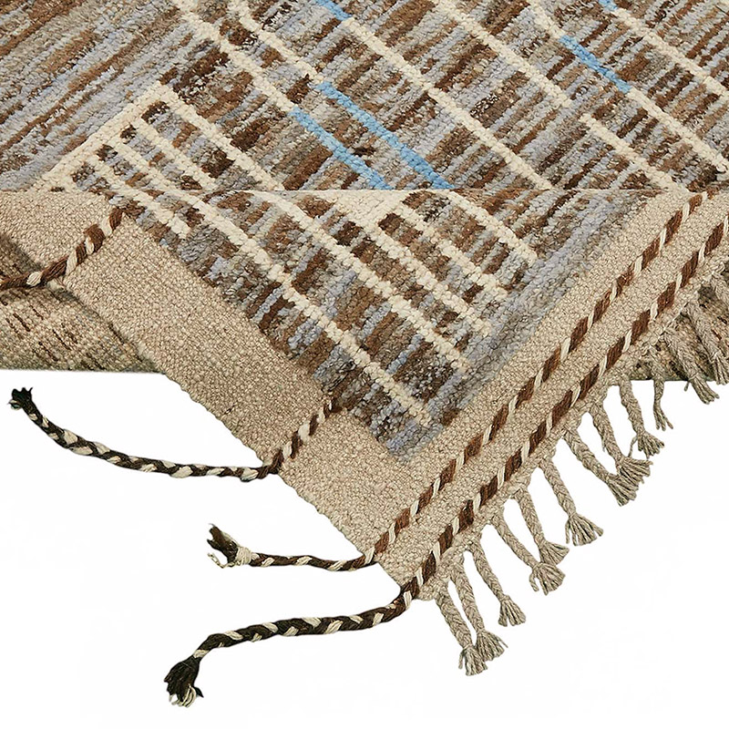 New Moroccan Style Hand-Knotted Rug - 6' 8" x 10'  (80" x 120") - K0083997