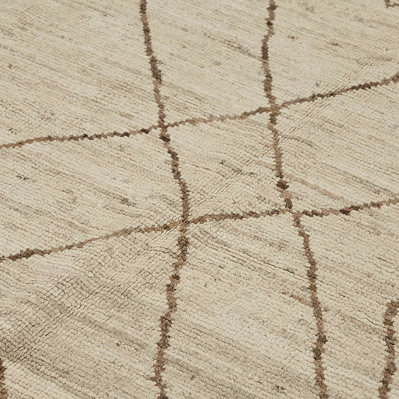 Nueva Alfombra Tejida a Mano de Estilo Marroquí - 212 cm x 311 cm - K0083999
