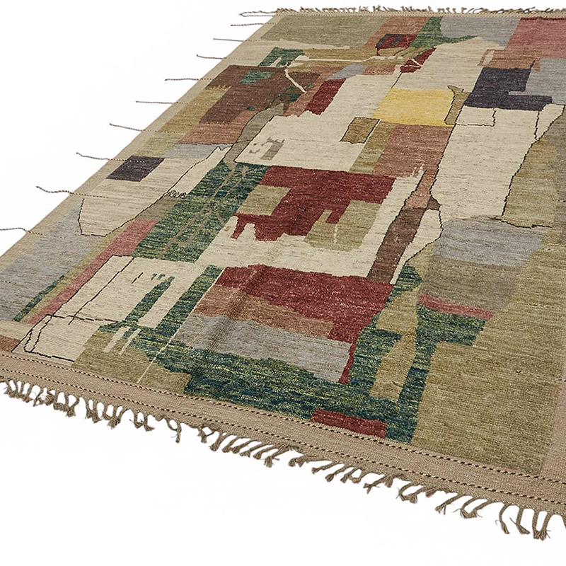Yeni Fas Tarzi El Dokuma Hali - 203 cm x 310 cm - K0084000