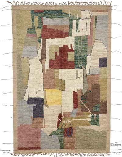Yeni Fas Tarzi El Dokuma Hali - 203 cm x 310 cm