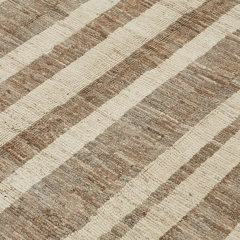 Nueva Alfombra Tejida a Mano de Estilo Marroquí - 212 cm x 303 cm - K0084002