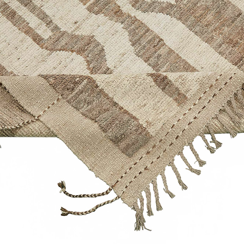 Nueva Alfombra Tejida a Mano de Estilo Marroquí - 212 cm x 303 cm - K0084002