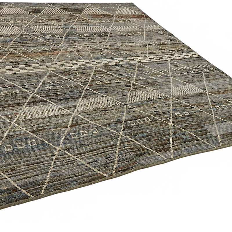 Yeni Fas Tarzi El Dokuma Hali - 261 cm x 297 cm - K0084004