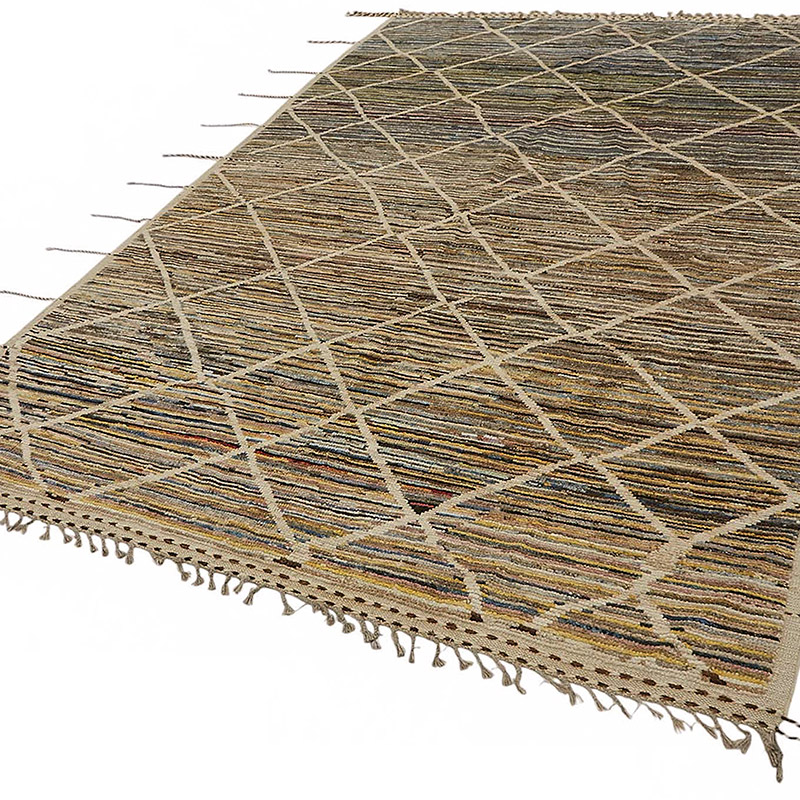 New Moroccan Style Hand-Knotted Rug - 6' 6" x 9' 10" (78" x 118") - K0084006