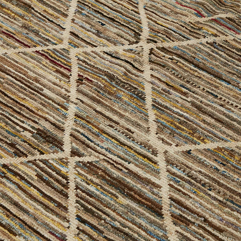 New Moroccan Style Hand-Knotted Rug - 6' 6" x 9' 10" (78" x 118") - K0084006