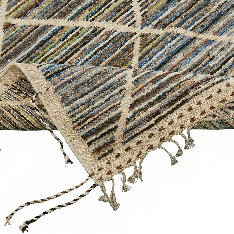 New Moroccan Style Hand-Knotted Rug - 6' 6" x 9' 10" (78" x 118") - K0084006