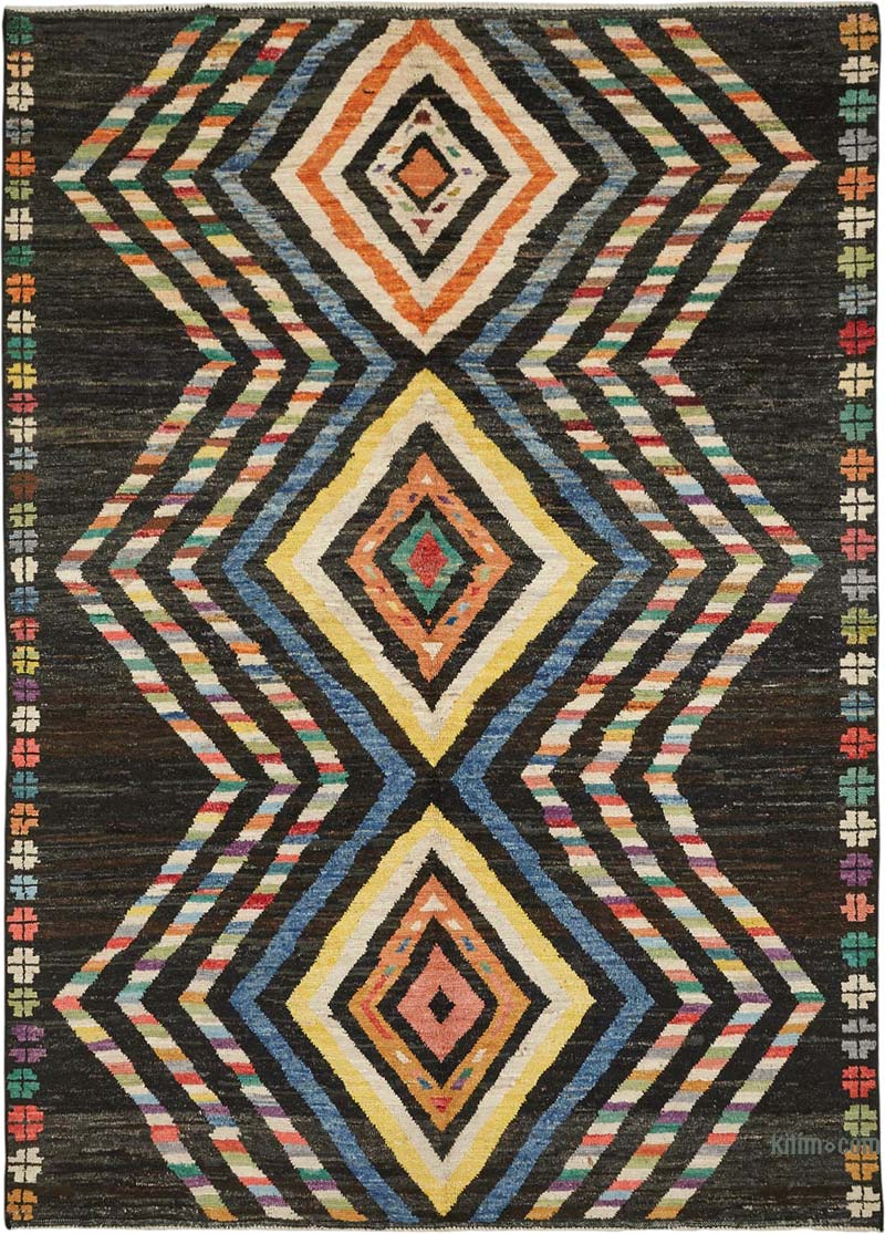 Yeni Fas Tarzi El Dokuma Hali - 207 cm x 289 cm - K0084008