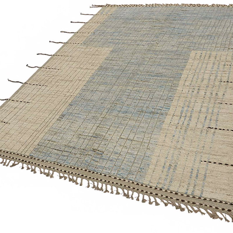 Nueva Alfombra Tejida a Mano de Estilo Marroquí - 204 cm x 300 cm - K0084011
