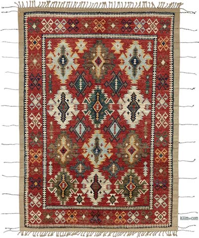 New Hand-Knotted Rug - 6' 9" x 9' 10" (81" x 118")