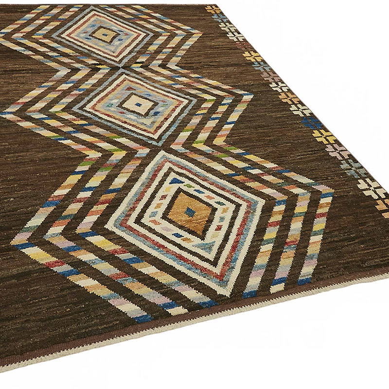 New Moroccan Style Hand-Knotted Rug - 5' 9" x 8'  (69" x 96") - K0084015
