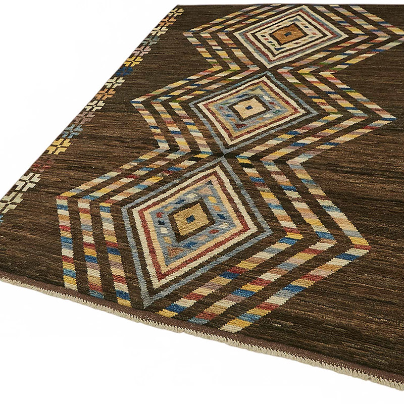 New Moroccan Style Hand-Knotted Rug - 5' 9" x 8'  (69" x 96") - K0084015