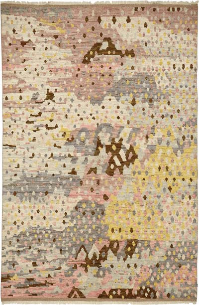 New Hand-Knotted Rug - 6' 5" x 9' 8" (77" x 116")