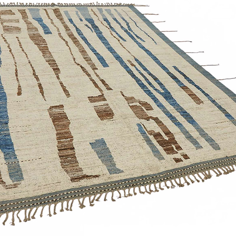 New Moroccan Style Hand-Knotted Rug - 6' 11" x 9' 11" (83" x 119") - K0084018