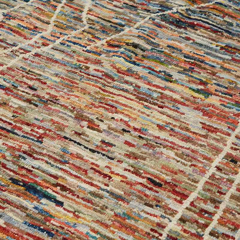 Nueva Alfombra Tejida a Mano de Estilo Marroquí - 215 cm x 297 cm - K0084021