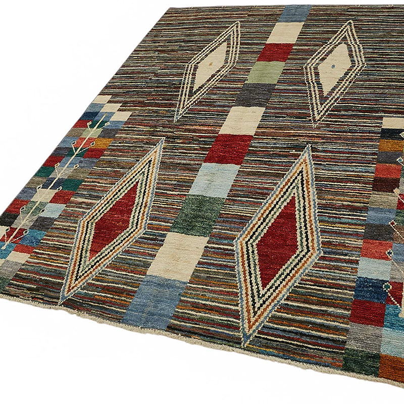 New Moroccan Style Hand-Knotted Rug - 5' 7" x 7' 7" (67" x 91") - K0084028