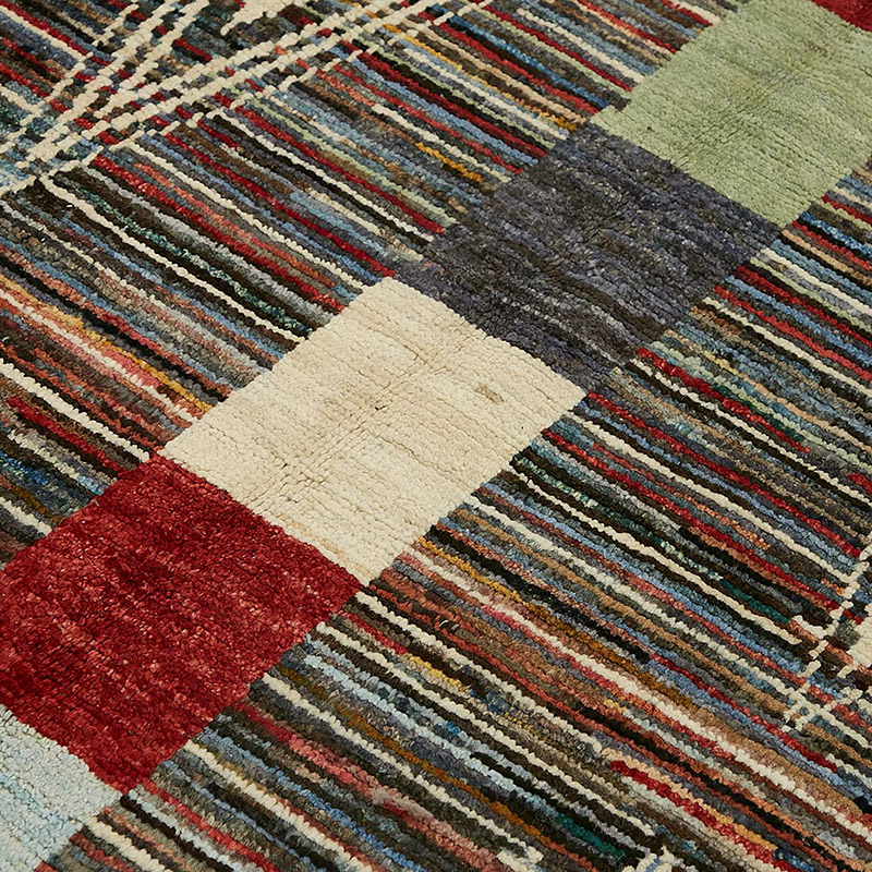New Moroccan Style Hand-Knotted Rug - 5' 7" x 7' 7" (67" x 91") - K0084028
