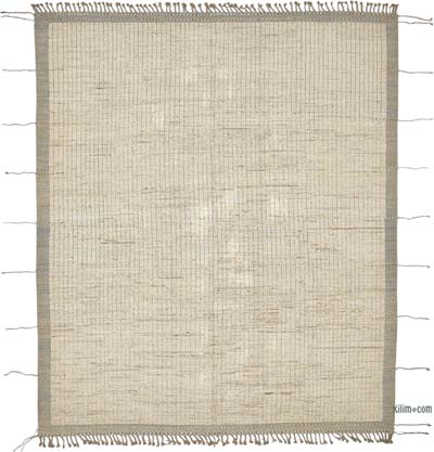 New Moroccan Style Hand-Knotted Rug - 8' 3" x 9' 10" (99" x 118")