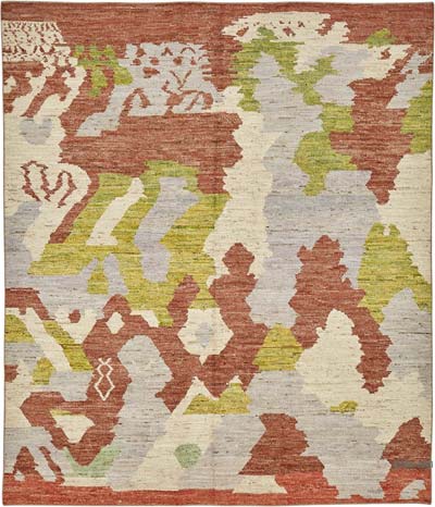 New Hand-Knotted Rug - 8'  x 9' 7" (96" x 115")