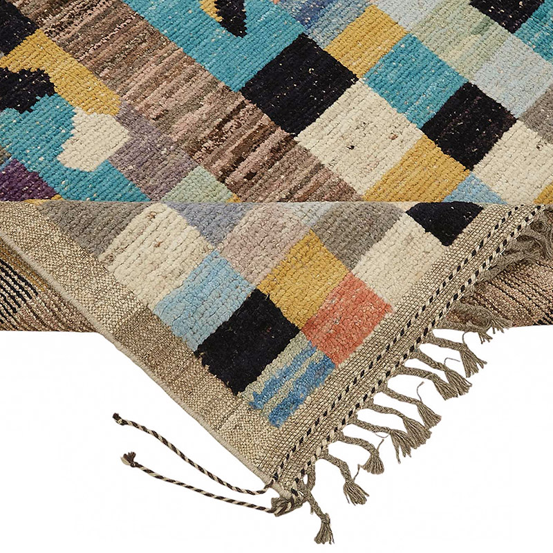 New Moroccan Style Hand-Knotted Rug - 6' 7" x 9' 9" (79" x 117") - K0084033