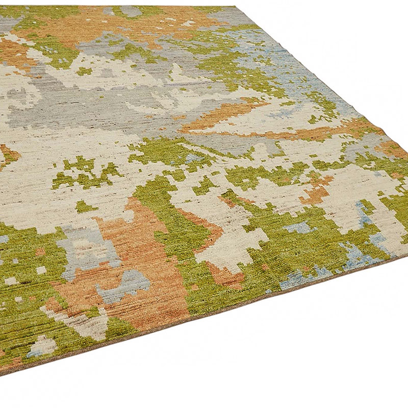 New Hand-Knotted Rug - 8' 2" x 9' 8" (98" x 116") - K0084036