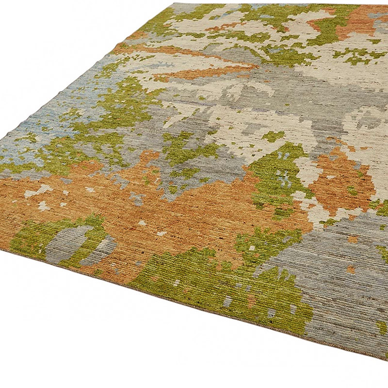 New Hand-Knotted Rug - 8' 2" x 9' 8" (98" x 116") - K0084036