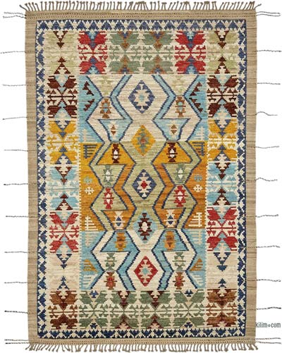 New Hand-Knotted Rug - 6' 10" x 10' 3" (82" x 123")