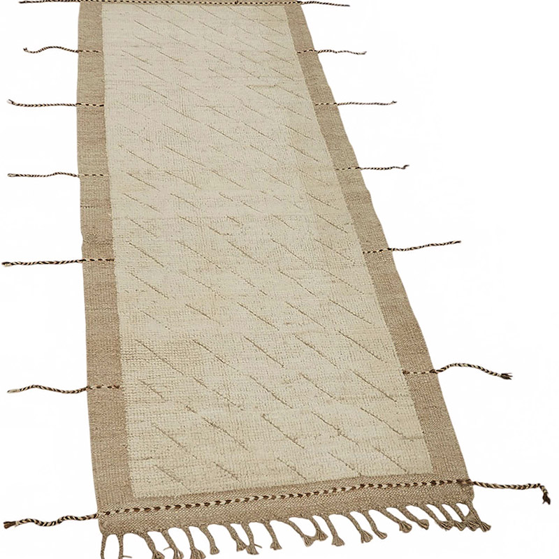 New Moroccan Style Hand-Knotted Runner - 2' 3" x 6' 2" (27" x 74") - K0084039