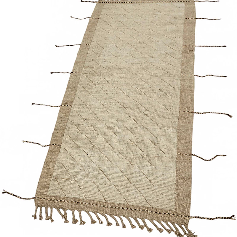 New Moroccan Style Hand-Knotted Runner - 2' 3" x 6' 2" (27" x 74") - K0084039