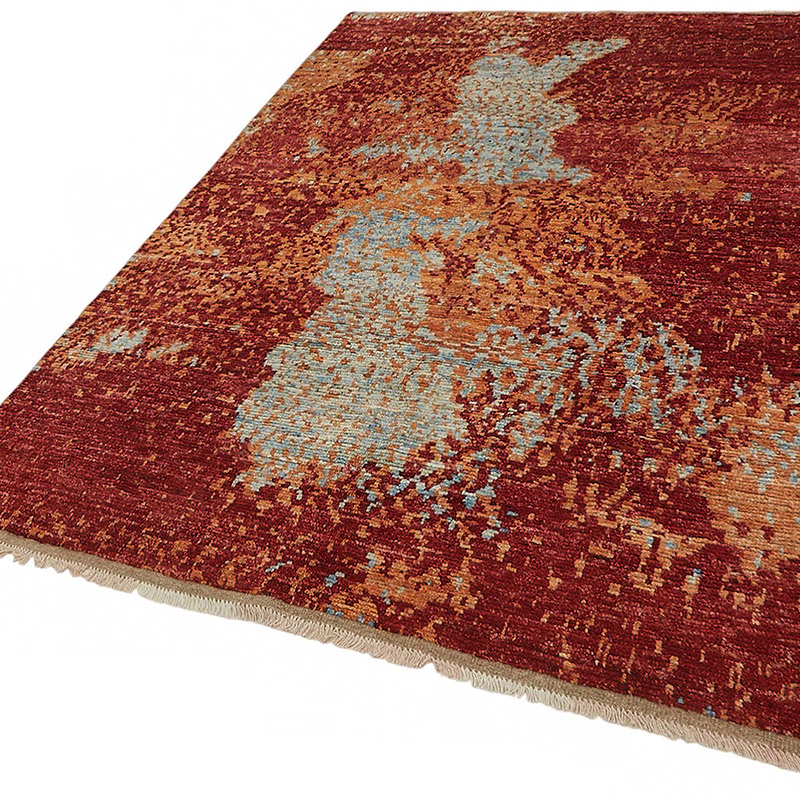 New Hand-Knotted Rug - 5' 6" x 7' 9" (66" x 93") - K0084042