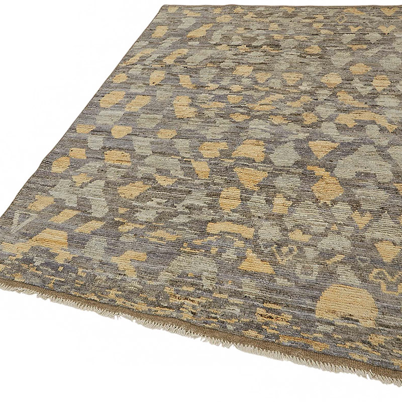Nueva Alfombra Tejida a Mano de Estilo Marroquí - 146 cm x 203 cm - K0084043