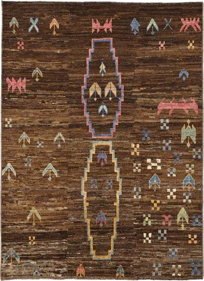 Yeni Fas Tarzi El Dokuma Hali - 145 cm x 200 cm