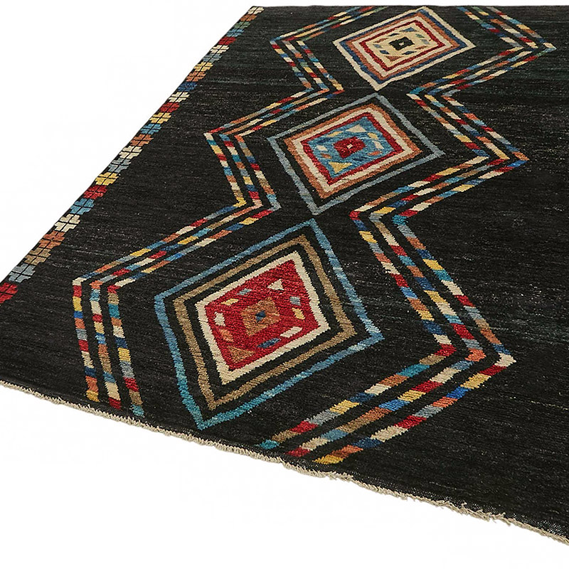 Nueva Alfombra Tejida a Mano de Estilo Marroquí - 172 cm x 241 cm - K0084048