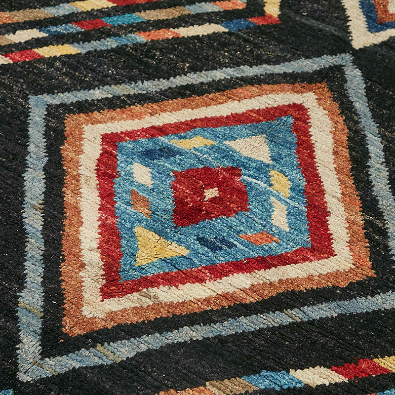 Nueva Alfombra Tejida a Mano de Estilo Marroquí - 172 cm x 241 cm - K0084048