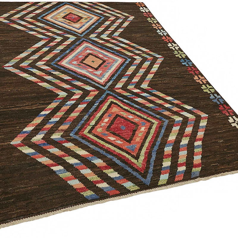 New Moroccan Style Hand-Knotted Rug - 5' 8" x 7' 10" (68" x 94") - K0084051