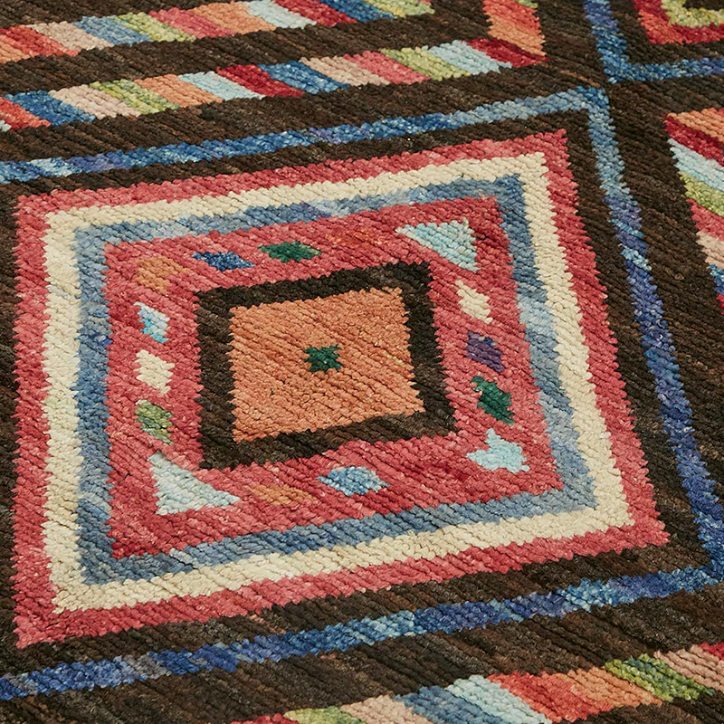 New Moroccan Style Hand-Knotted Rug - 5' 8" x 7' 10" (68" x 94") - K0084051