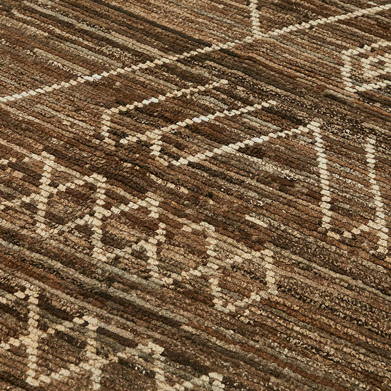 Nueva Alfombra Tejida a Mano de Estilo Marroquí - 207 cm x 293 cm - K0084054